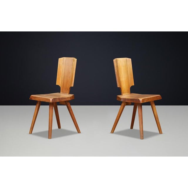 S28 Dining Chair in Elm from Pierre Chapo, France, 1972 For Sale - Image 15 of 16