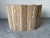 Contemporary 1980’s Vintage Italian Postmodern Travertine Dining Table With Sculptural Base For Sale - Image 3 of 18