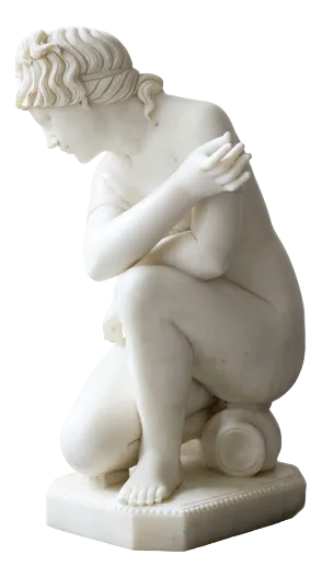 Bathing of Venus, 19th-20th Century, Marble Sculpture