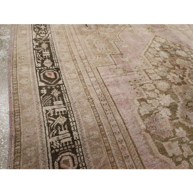Mid 20th Century Galerie Shabab Collection Mid-20th Century Turkish Anatolian Room Size Carpet For Sale - Image 5 of 10