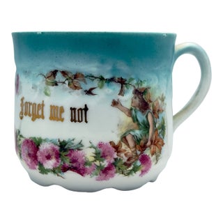 Antique German Forget Me Not Mug For Sale