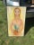 1950s Mid 20th Century Abstract Figurative Female Nude Holding a Pineapple Painting, Framed For Sale - Image 5 of 12