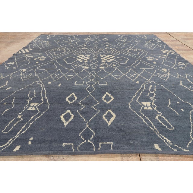 Contemporary Turkish Moroccan Rug, 07'07 X 10'05 For Sale - Image 9 of 10