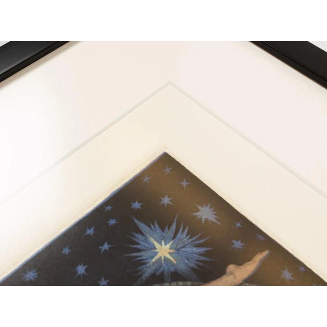 Adams Traum, Color etching, Framed For Sale - Image 9 of 12