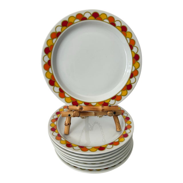 Georges Briard Carousel Bread/Dessert Plates - Set of 8 For Sale