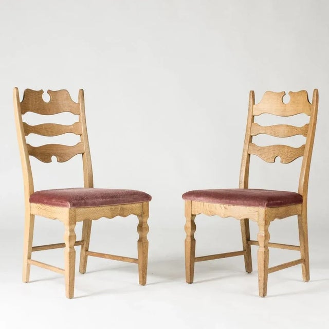 Modern Modernist Razorblade Dining Chairs by Henning Kjærnulf, 1960s For Sale - Image 3 of 10