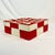 American Vintage Boho Chic Arts & Crafts Valentines Checkered Heart Box. For Sale - Image 3 of 8