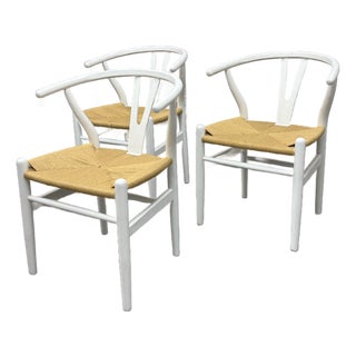 Modway Amish Wood Rope Side Chairs, Set of Three For Sale