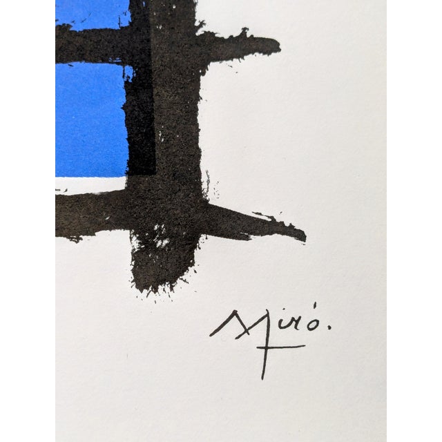 Joan Miró, Imaginary Boy, Sun Eater, Color Lithograph, 1970s For Sale - Image 4 of 7
