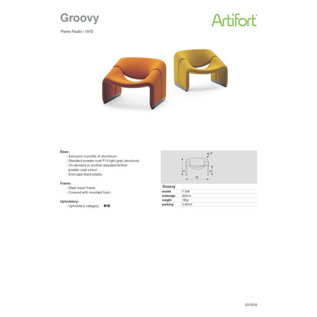 F598 Purple Groovy Chair by Pierre Paulin for Artifort For Sale - Image 9 of 10