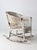 Antique American White Wicker Rocking Chair For Sale - Image 11 of 14