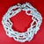 2020s Three-Strand White Howlite Infinity Necklace by Aria Jewelry, 33 In. For Sale - Image 5 of 5
