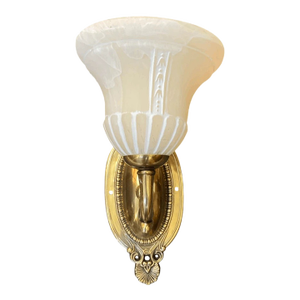 Vintage Victorian Style Quoisel Wall Sconce Solid Brass