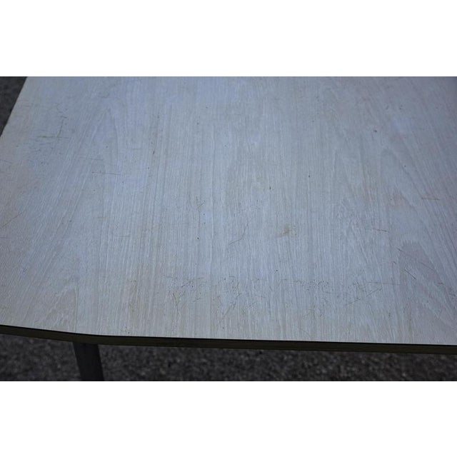 Kitchen Table with White Formica Top and Pastry Board, 1970s For Sale - Image 6 of 9