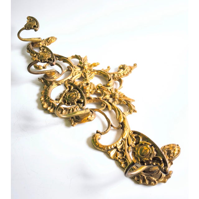 French Imperial-Style Bronze Coat Rack From the 1950s For Sale - Image 9 of 14