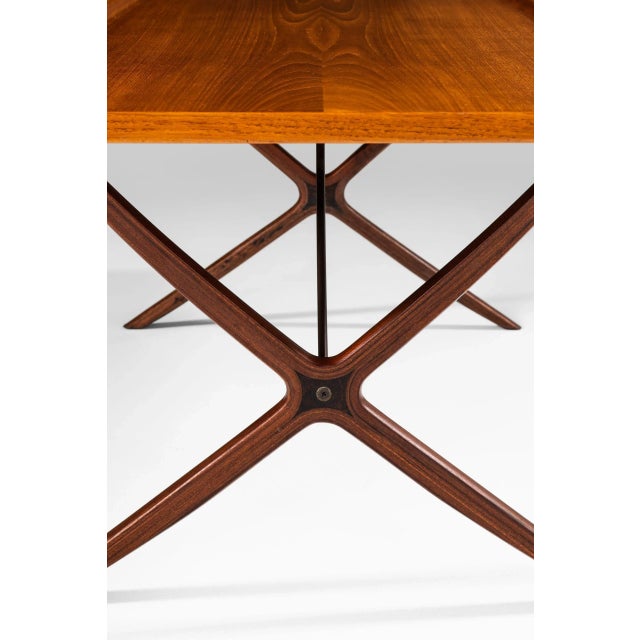 Fritz Hansen 6743 / X-Coffee Table by Peter Hvidt & Orla Mølgaard-Nielsen for Fritz Hansen, 1960s For Sale - Image 4 of 8