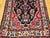 Vintage Persian Bakhtiari Tribal Runner, Hand-Knotted Wool, Floral Bouquets & Medallions, Navy & Ivory, 3x12 For Sale - Image 15 of 16