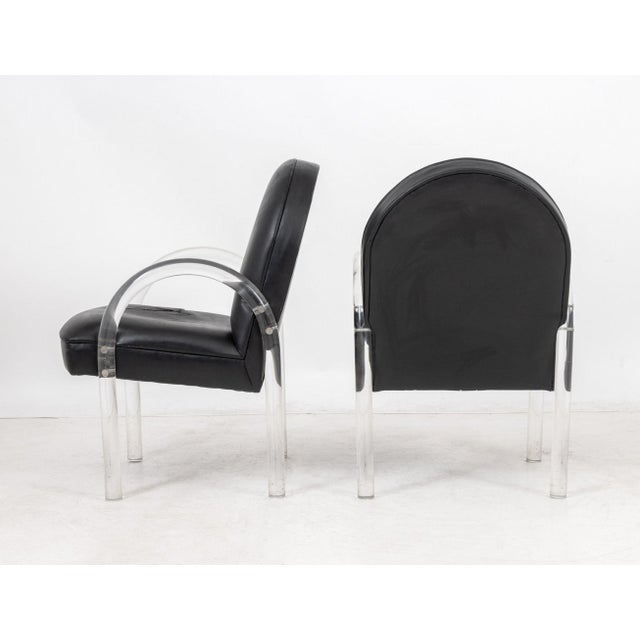 Animal Skin Charles Hollis Jones Leather Armchairs, 2 For Sale - Image 7 of 7