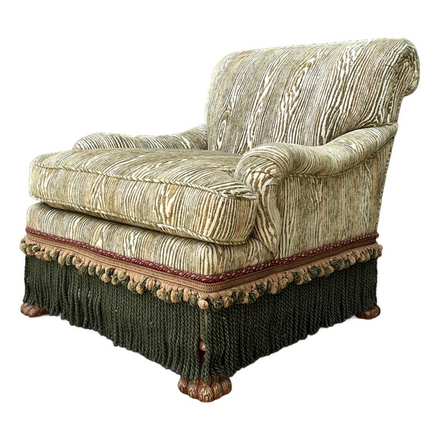 Vintage Lions Paw Lounge Chair For Sale