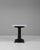 20th Century Belgian Cast Iron Bistro Table With White Marble Top For Sale - Image 4 of 11