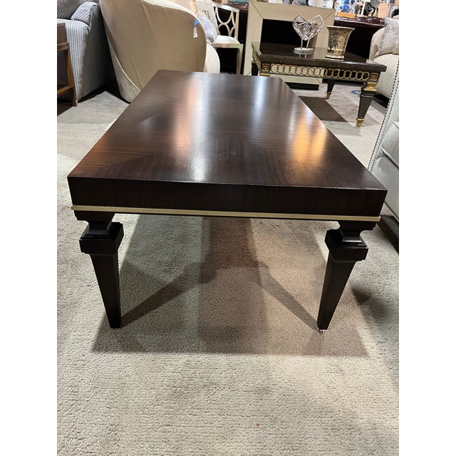 Contemporary Ethan Allen Broderick Coffee Table For Sale - Image 3 of 6