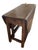 Antique 19th Century Gateleg Round Oak Wood Table For Sale