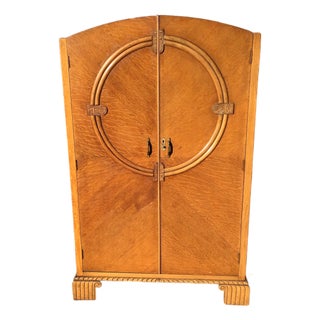 Vintage Circa 1930's Deco Wardrobe For Sale