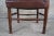 Antique English Country Mahogany Ladderback Roundabout Corner Arm Chair For Sale - Image 12 of 13