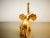 Vintage Gold Brass Elephant, in Very Good conditions. Designed 1960 to 1969