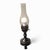 Vintage French Empire Bouillotte Black Tole Floor Lamp With Metal Shade Drinks Table For Sale - Image 9 of 10