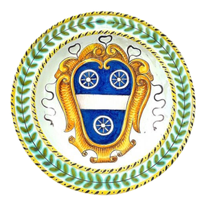 Vintage Italian Shield Crest Plate