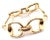 Contemporary Gucci Equestrian Yellow Gold Large Horsebit Link Bracelet For Sale - Image 3 of 11