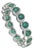 Certified 2.3 Ct Natural Emerald Milgrain Eternity Wedding / Anniversary Band Ring - Size 6 For Sale
