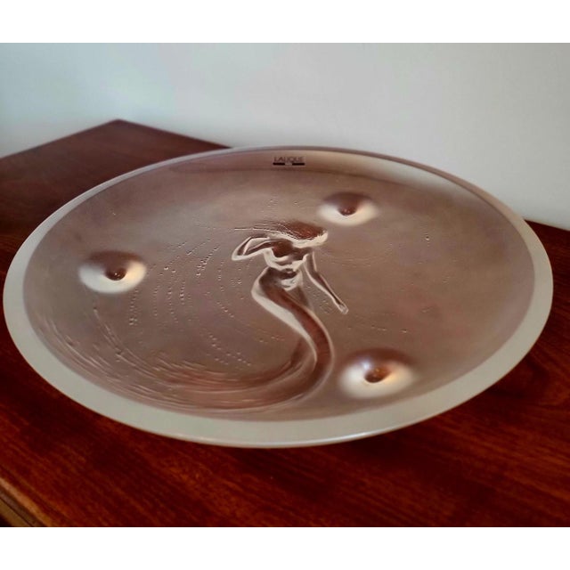 Large Ondines Charger from Lalique For Sale - Image 6 of 6