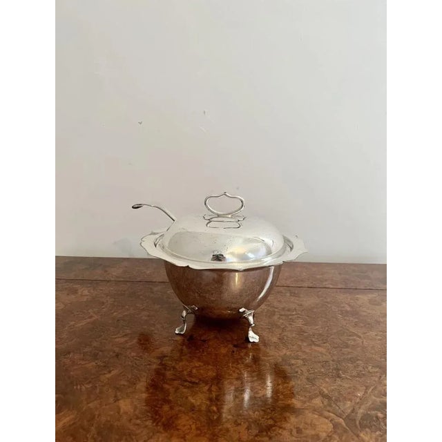 Edwardian Silver Plated Tureen by Mapping and Webb, 1900s For Sale - Image 7 of 10