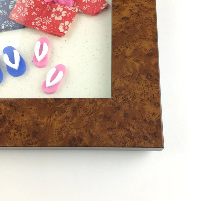 English Maitland Smith Vintage Exotic Wood Photo Frame For Sale - Image 3 of 13