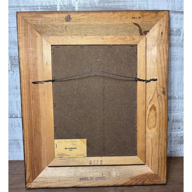 Erv Johnson Hopi Acoma Pottery Acrylic Painting Set Aztec Tribal For Sale In Portland, OR - Image 6 of 12