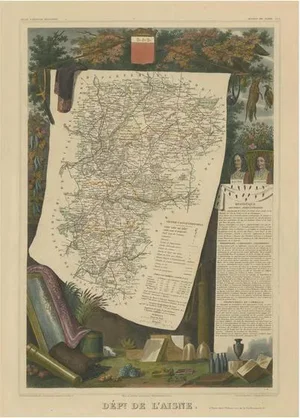 Map of the French Department of Laisne