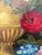 Late 20th Century Large Original Vibrant Floral Still Life Oil on Canvas For Sale In Raleigh - Image 6 of 12
