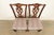 1980s Drexel Heritage Georgian Carved Mahogany Side Chairs or Dining Chairs, Pair For Sale - Image 5 of 14