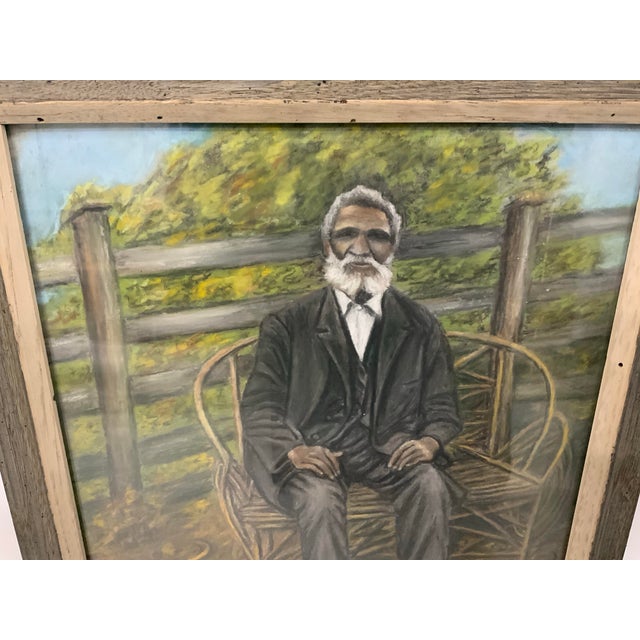 Drawing/Sketching Materials 1959 Vintage Pastel Portrait of a Man by E.D.Ellis For Sale - Image 7 of 12