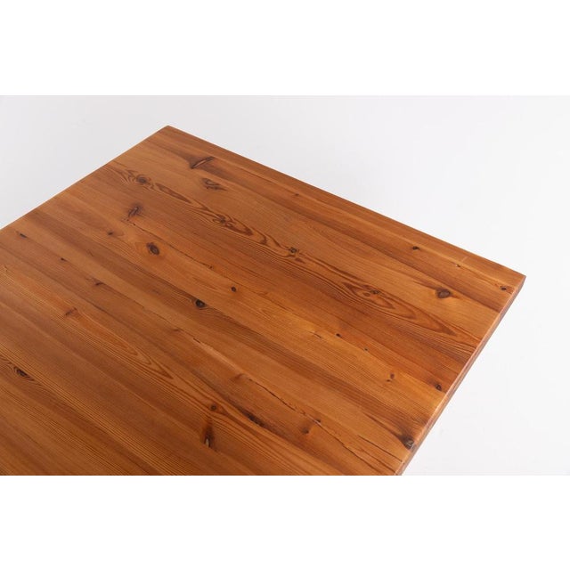 Scandinavian Modern Pine Coffee Table For Sale - Image 4 of 7