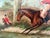 English Late 20th Century W. Larsen Original Fox Hunting Oil Painting English Hunt Horses Hounds Framed For Sale - Image 3 of 15