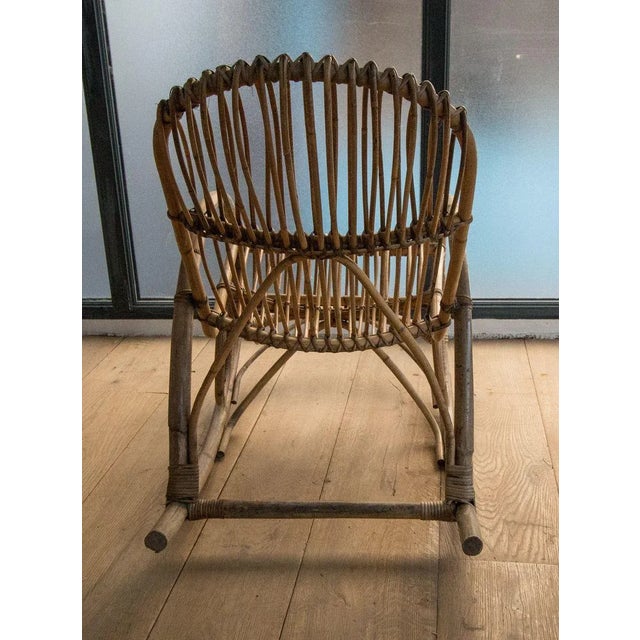 Rocking Chair by Rohé Noordwolde, 1960s For Sale - Image 8 of 11