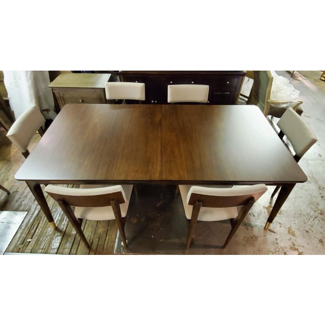 Thomasville Furniture Ellen Degeneres Walnut Dining Table Chair
