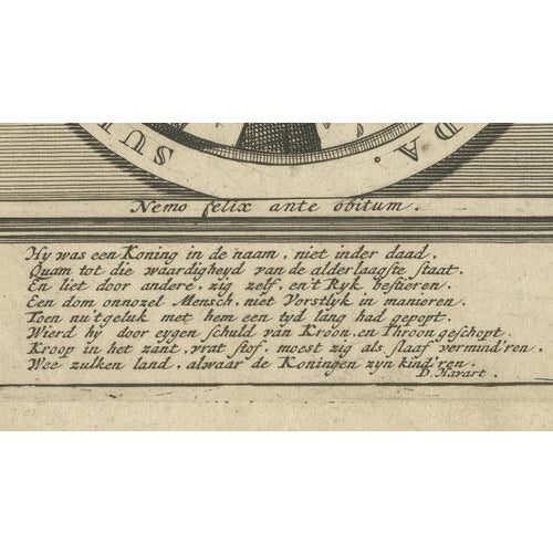 Paper After D. Havart, Abul Hasan Qutb Shah, Last Sultan of Golconda, Engraving, 1700 For Sale - Image 7 of 9