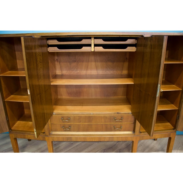Mid-Century Walnut Veneer Sideboard, 1960s For Sale - Image 6 of 11