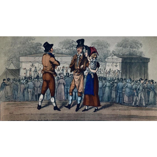 Country Fair": A Framed Early 19th Century Engraving by George Hunt, 1825 For Sale - Image 4 of 5