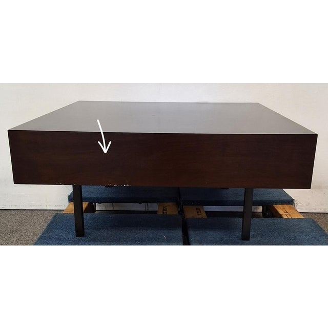 2010s Bespoke Wood Coffee Table For Sale - Image 5 of 8