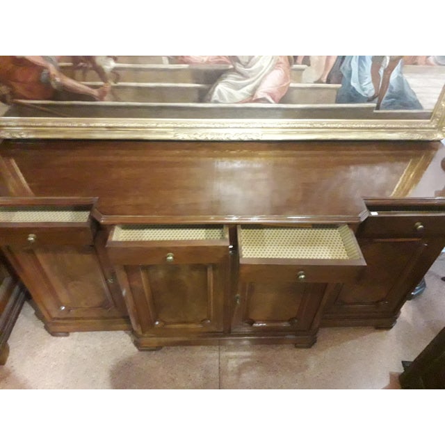 Louis Philippe Sideboard in Walnut For Sale - Image 6 of 15